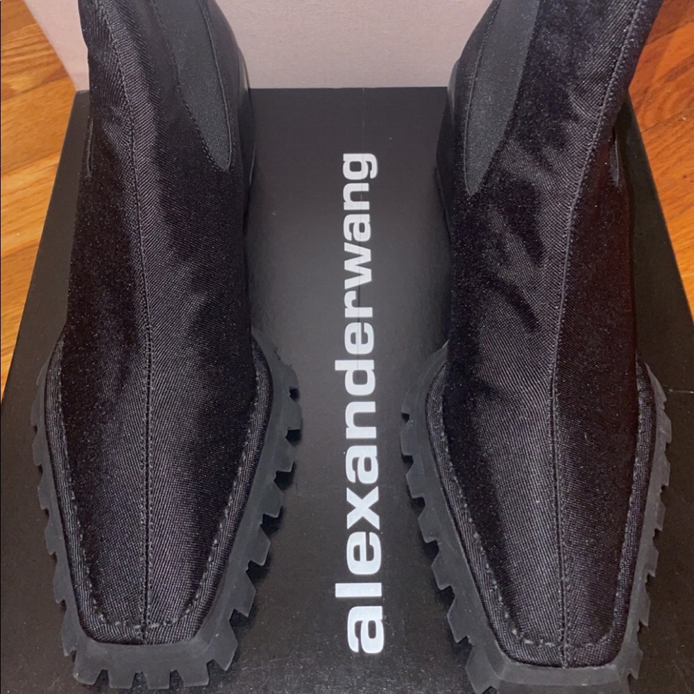 Alexander Wang black boots never worn